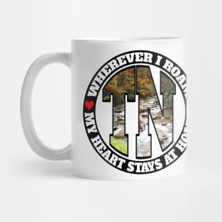 Heart Stays Home - Tennessee Mug
